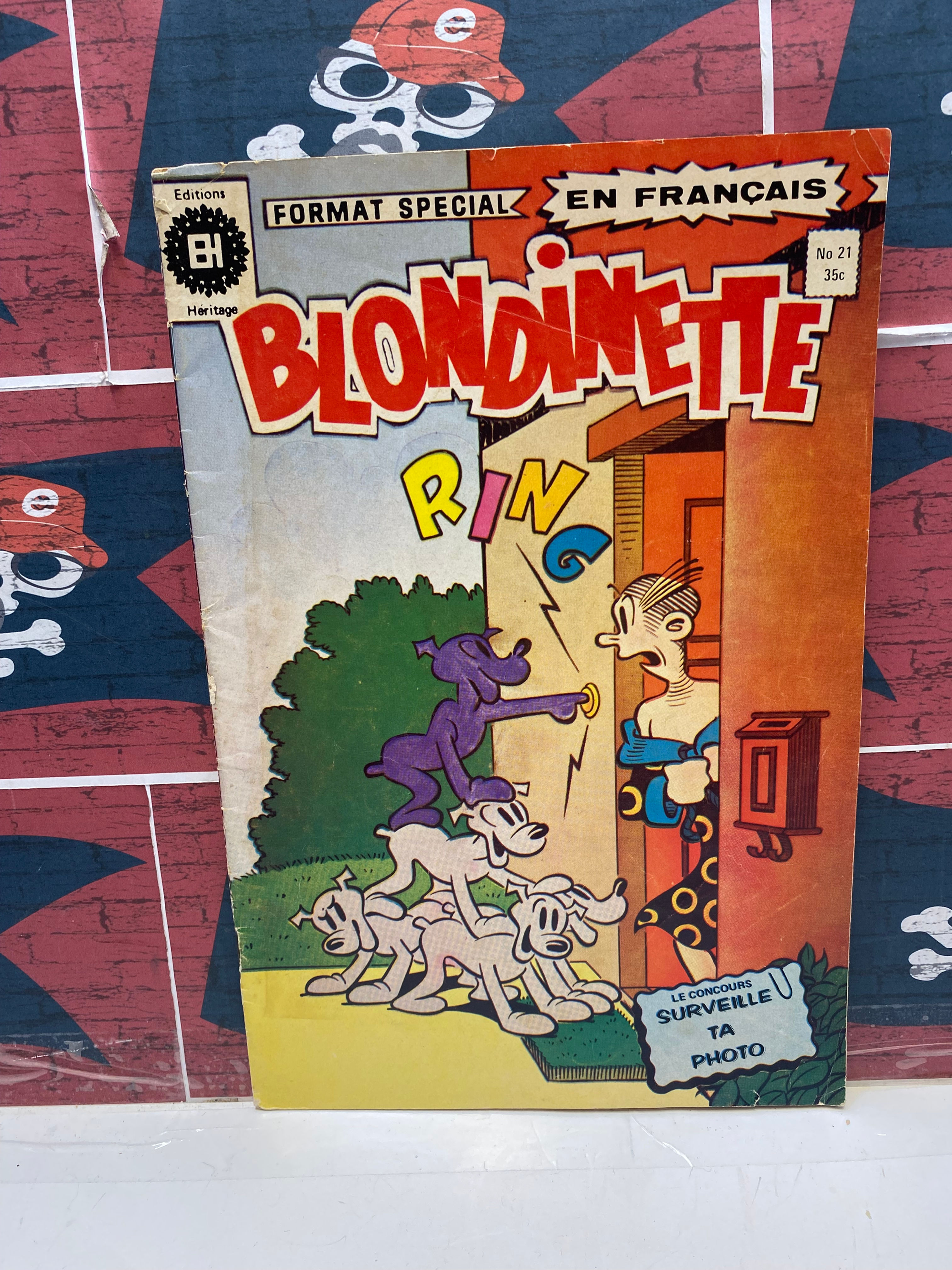 BD Héritage Blondinette N0 21 1970