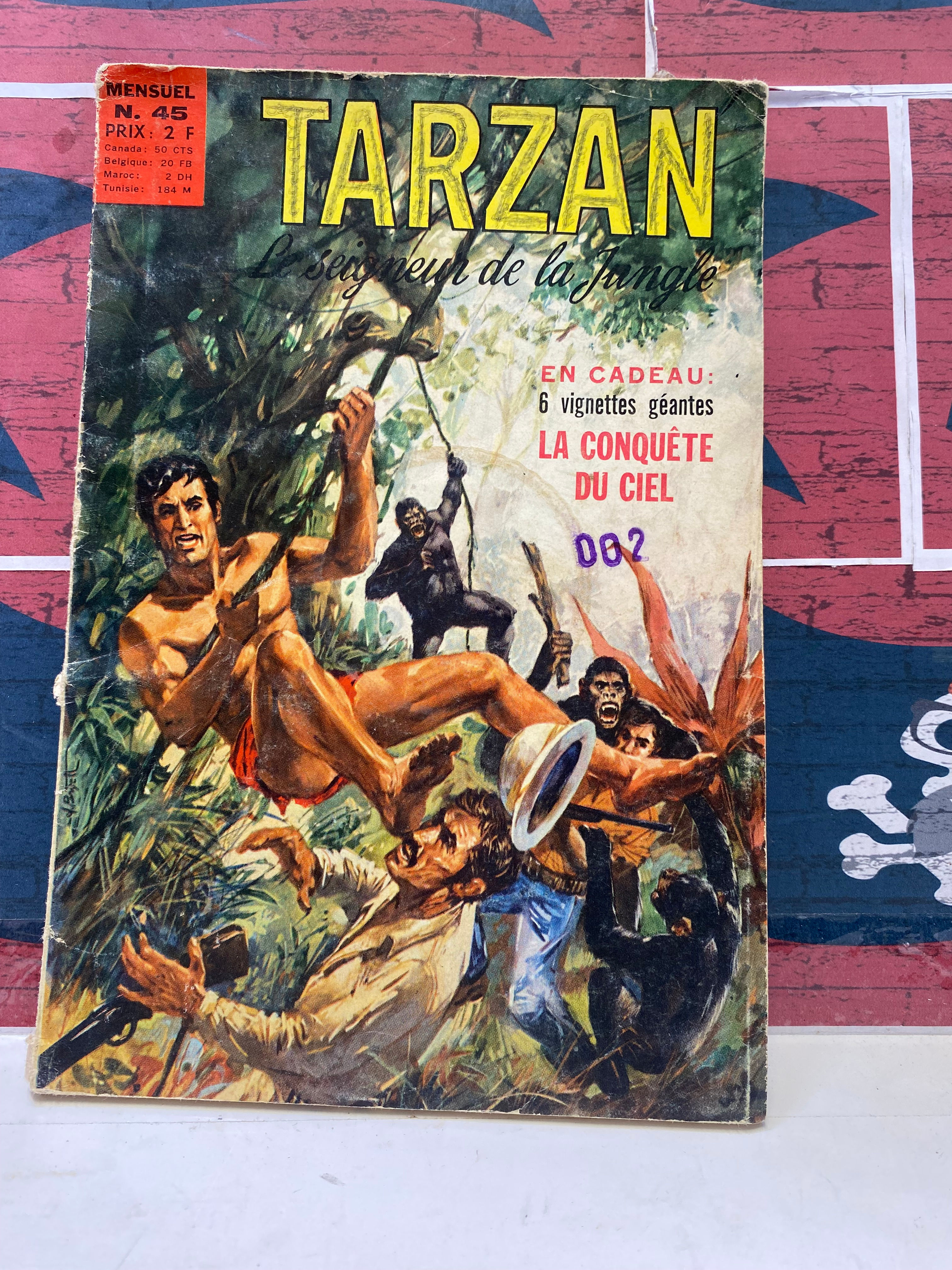 TARZAN LE SEINGNEUR DE LA JUNGLE No 45 sagédition 1971