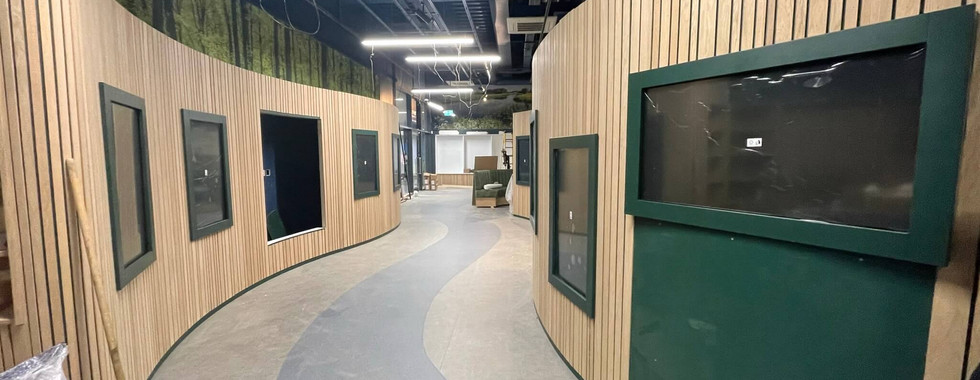 Touch screen monitors installation at Discover Northampton tourism hub