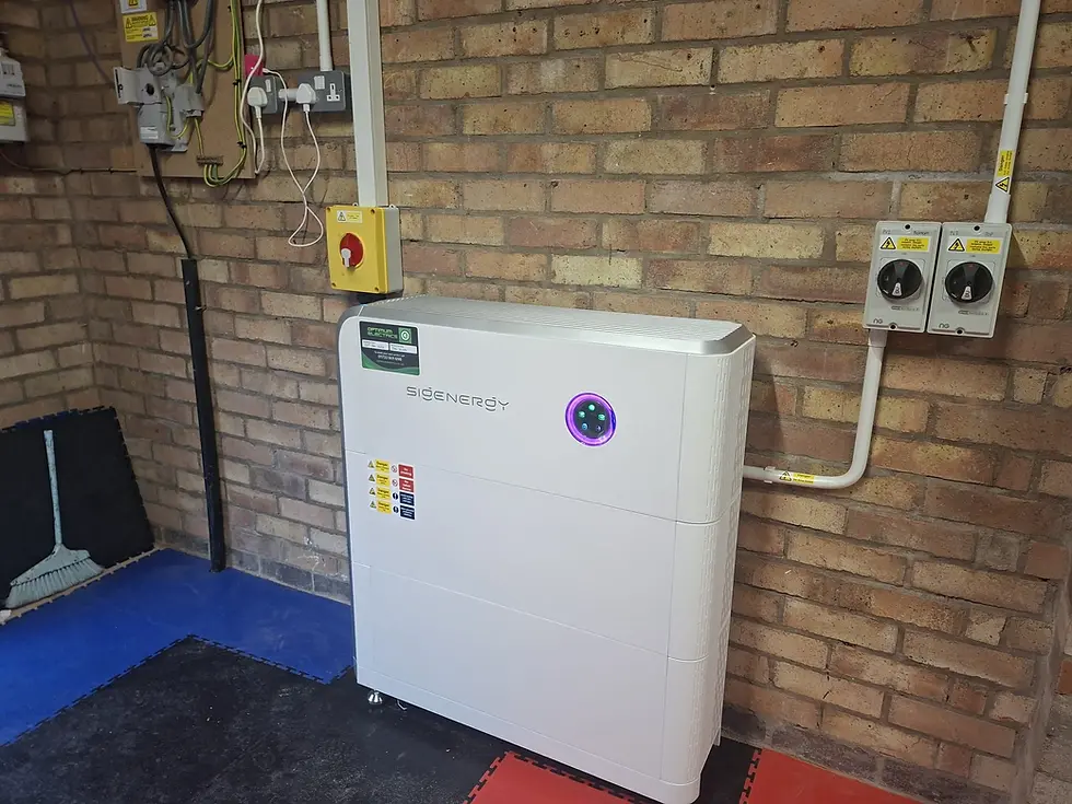 9.12kW Solar PV & 20kWh Battery Storage Installation