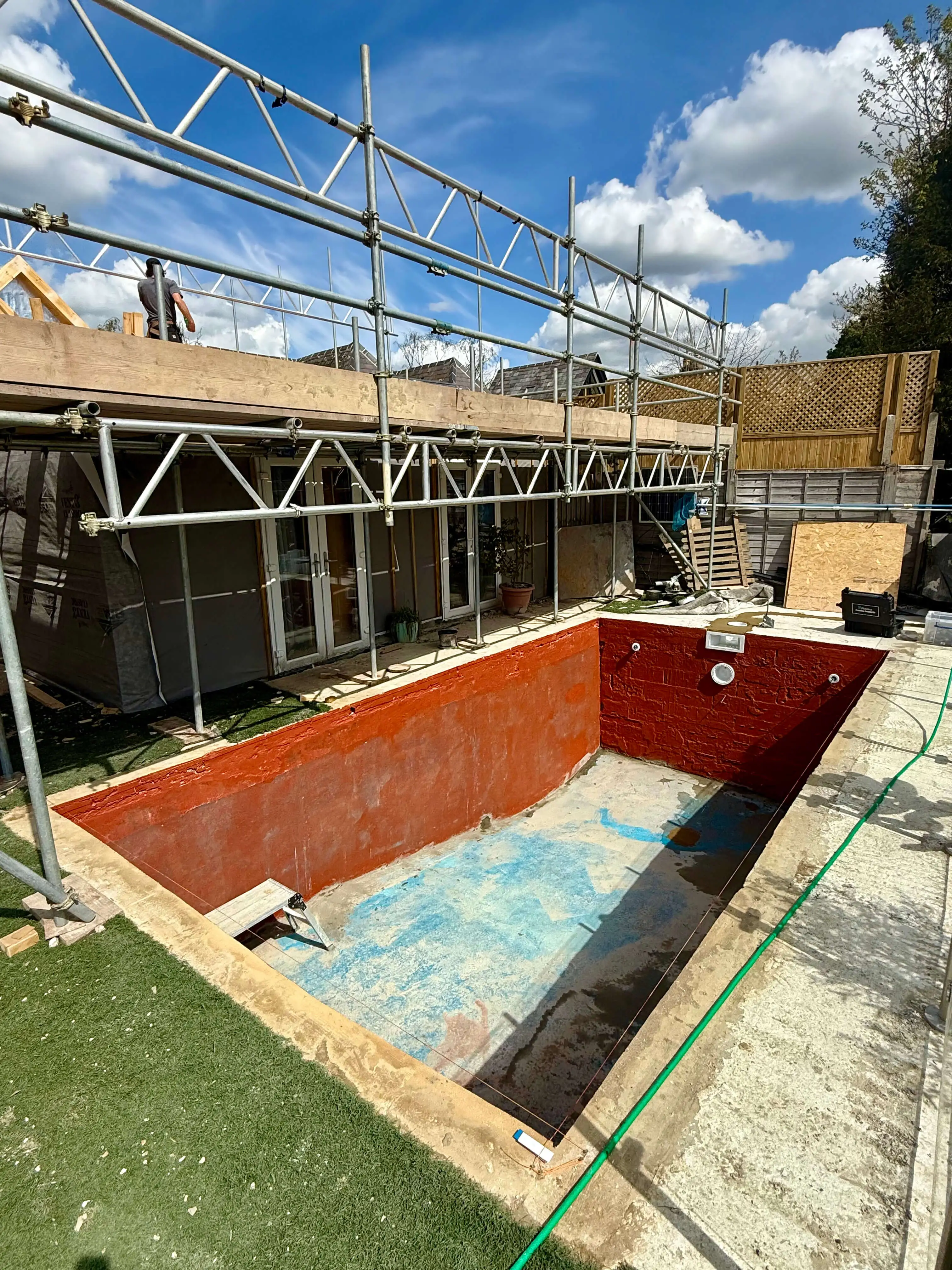 Swimming pool renovation in Essex