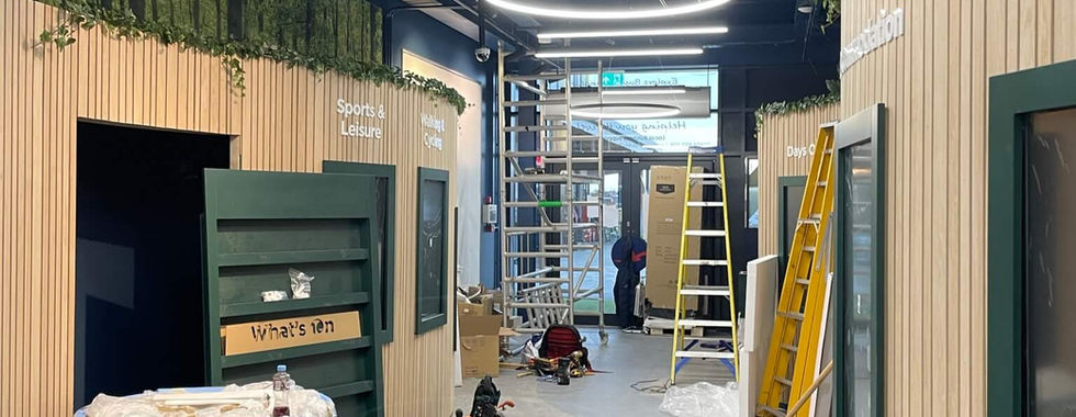 Interactive monitors installation at Discover Northampton tourism hub
