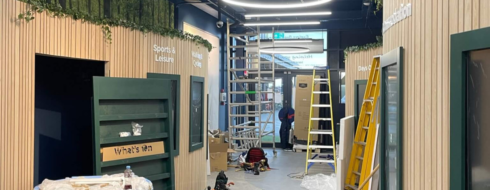 Interactive monitors installation at Discover Northampton tourism hub