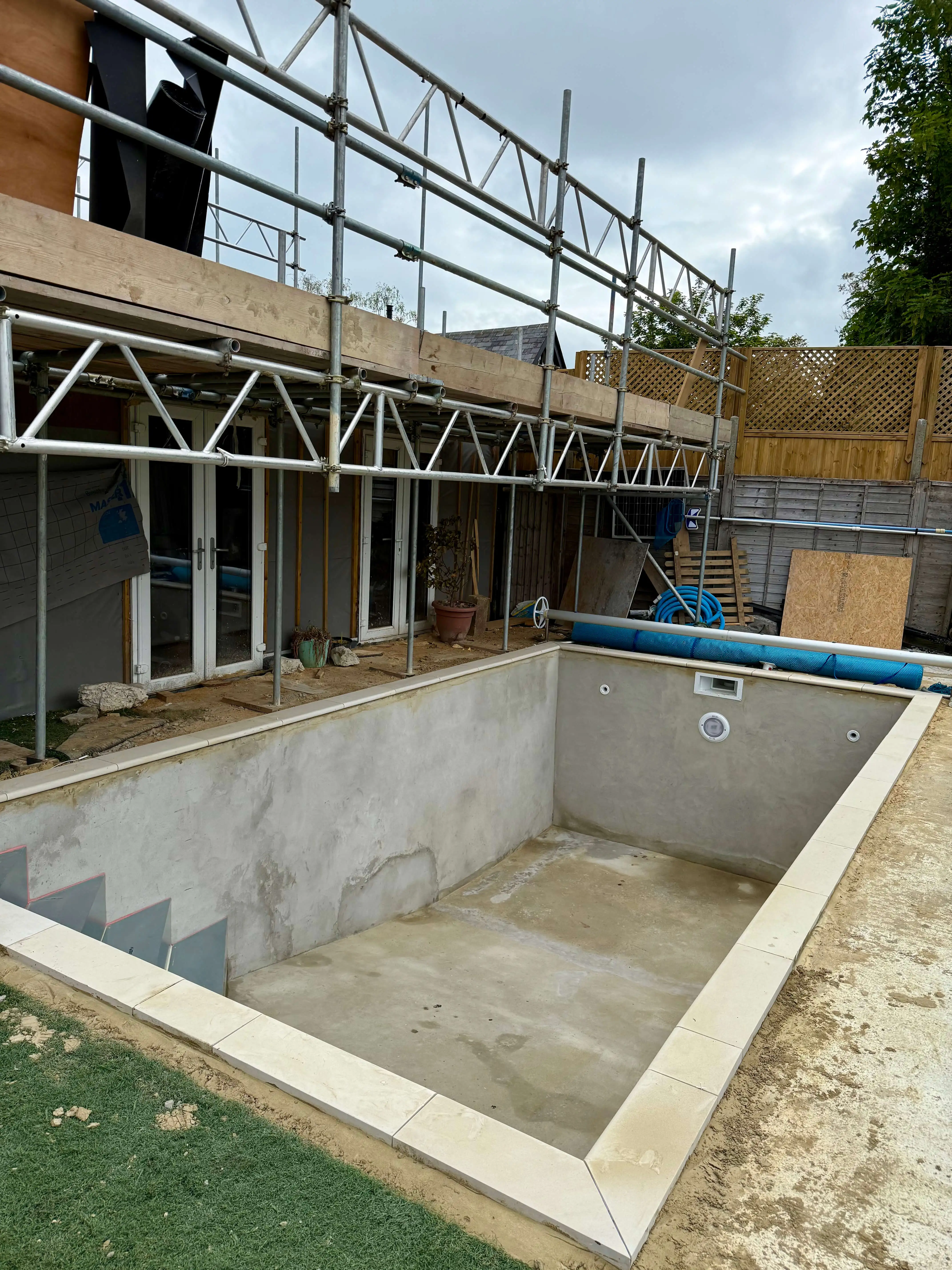 Swimming pool renovation in Essex