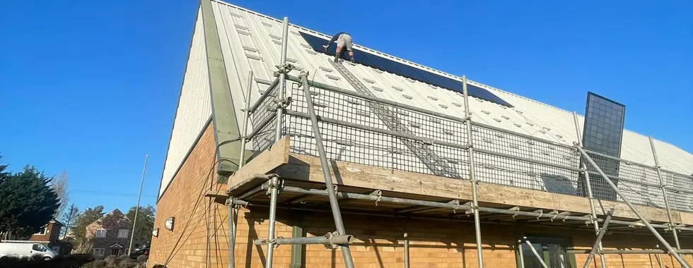 solar panel and battery installation eastrea