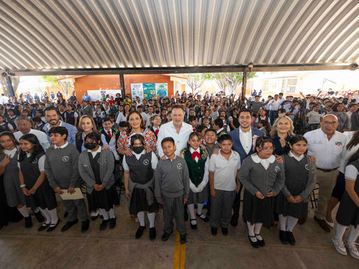 Impulsa Gobernador inversión educativa para mejorar espacios escolares en la capital