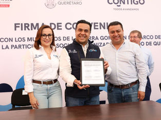 Firman convenios para impulsar la participación social en la Sierra Gorda
