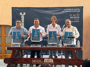 Anuncia López Birlain el XXVI Festival de Santiago de Jalpan de Serra