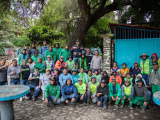 Supervisa Roberto Cabrera limpieza en Paseo de los Abuelos; recolectan más de 2 toneladas de basura y naturaleza