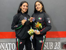 Edna Guzmán, medallista mundial en trinquete sub-23
