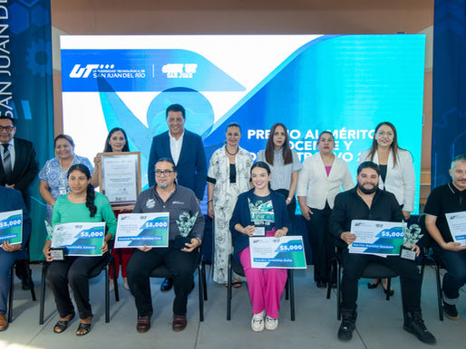 Profesores de la UT San Juan reciben Reconocimiento al Mérito Docente y Administrativo