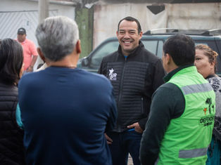  Supervisa Roberto Cabrera trabajos de mejora de imagen urbana en colonia Los Olivos