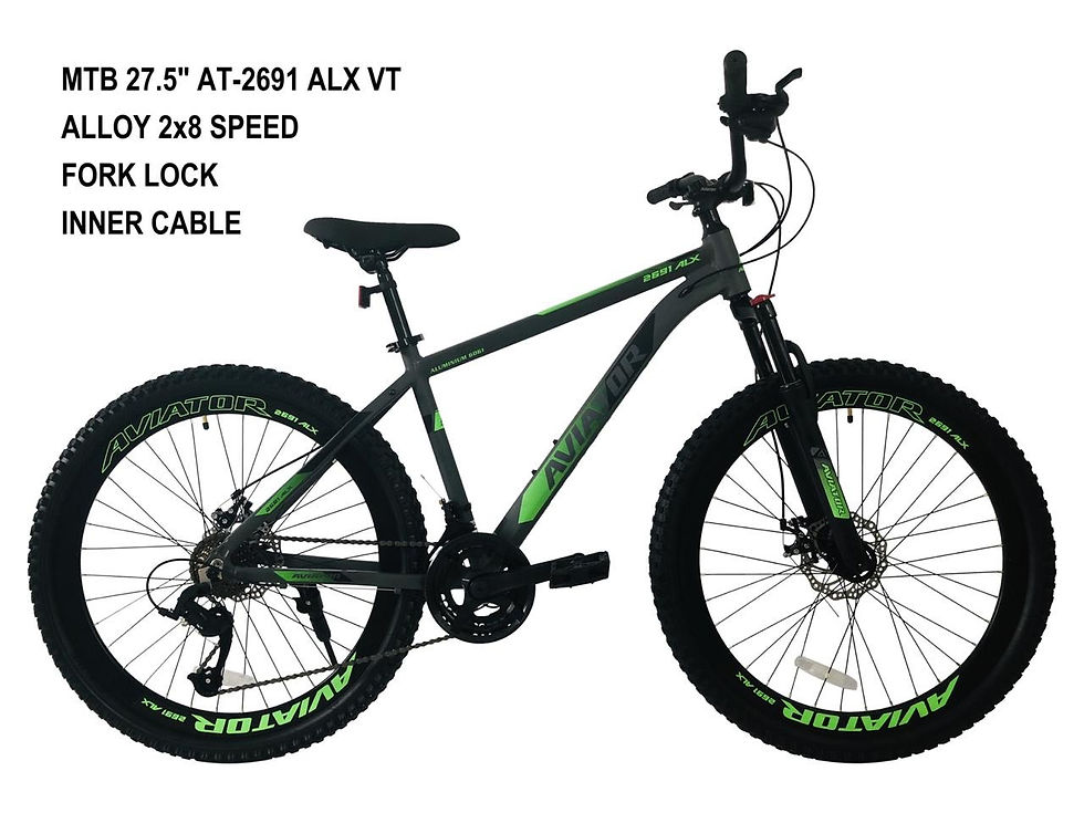 Thumbnail: Sepeda Gunung Aviator 27.5" Alloy AT-2691 ALX VT