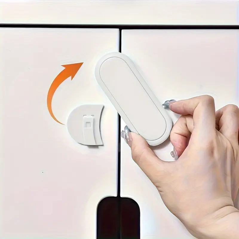 Miniatura: 3-piece child safety drawer lock invisible magnetic cabinet lock to prevent baby