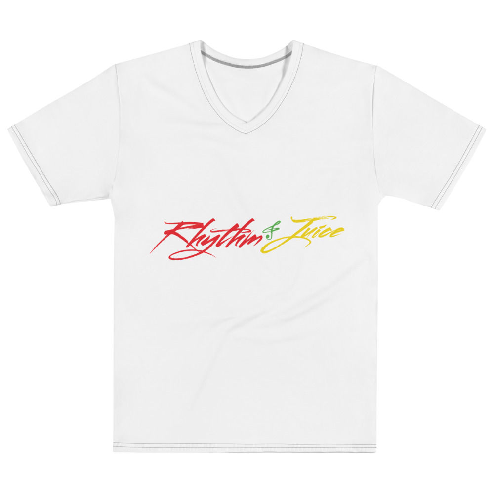 Vibes Men's V-Neck T-shirt Black