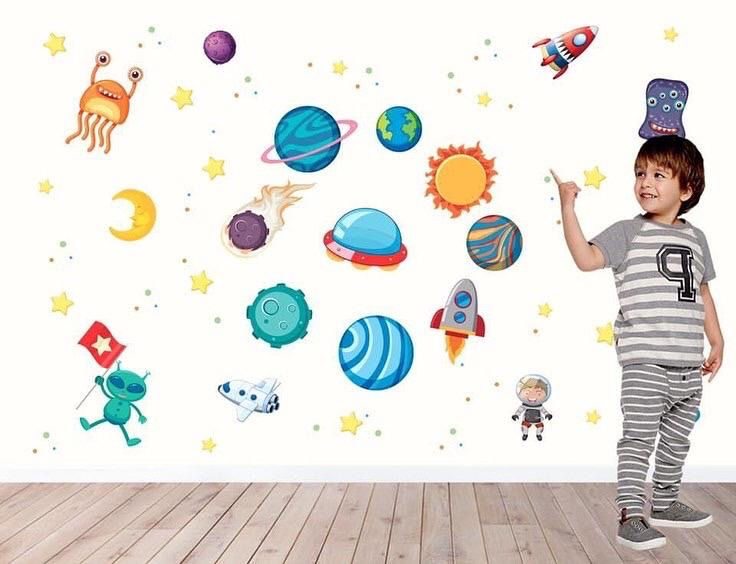 Miniatura: Adhesivo espacio sideral