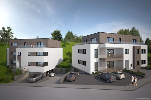 Exterior Visualization of two residences in Luxembourg
3D Architectural Visualization