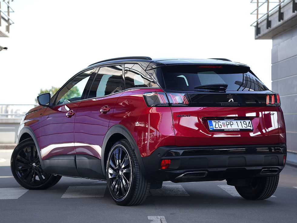 Minijatura: Peugeot 3008 GT Black 1.6 Puretech 133kW/181KS