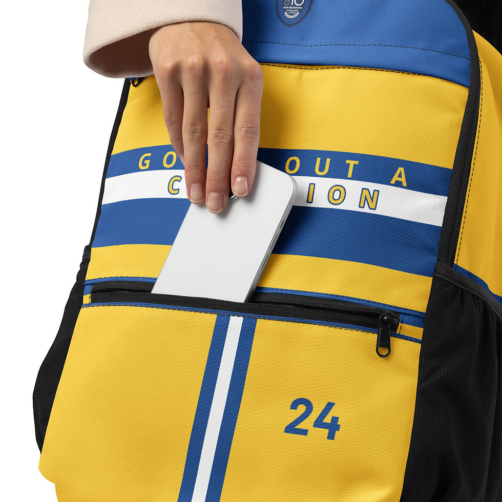 Thumbnail: GOAC Utility Backpack - Yellow, Royal Blue & White