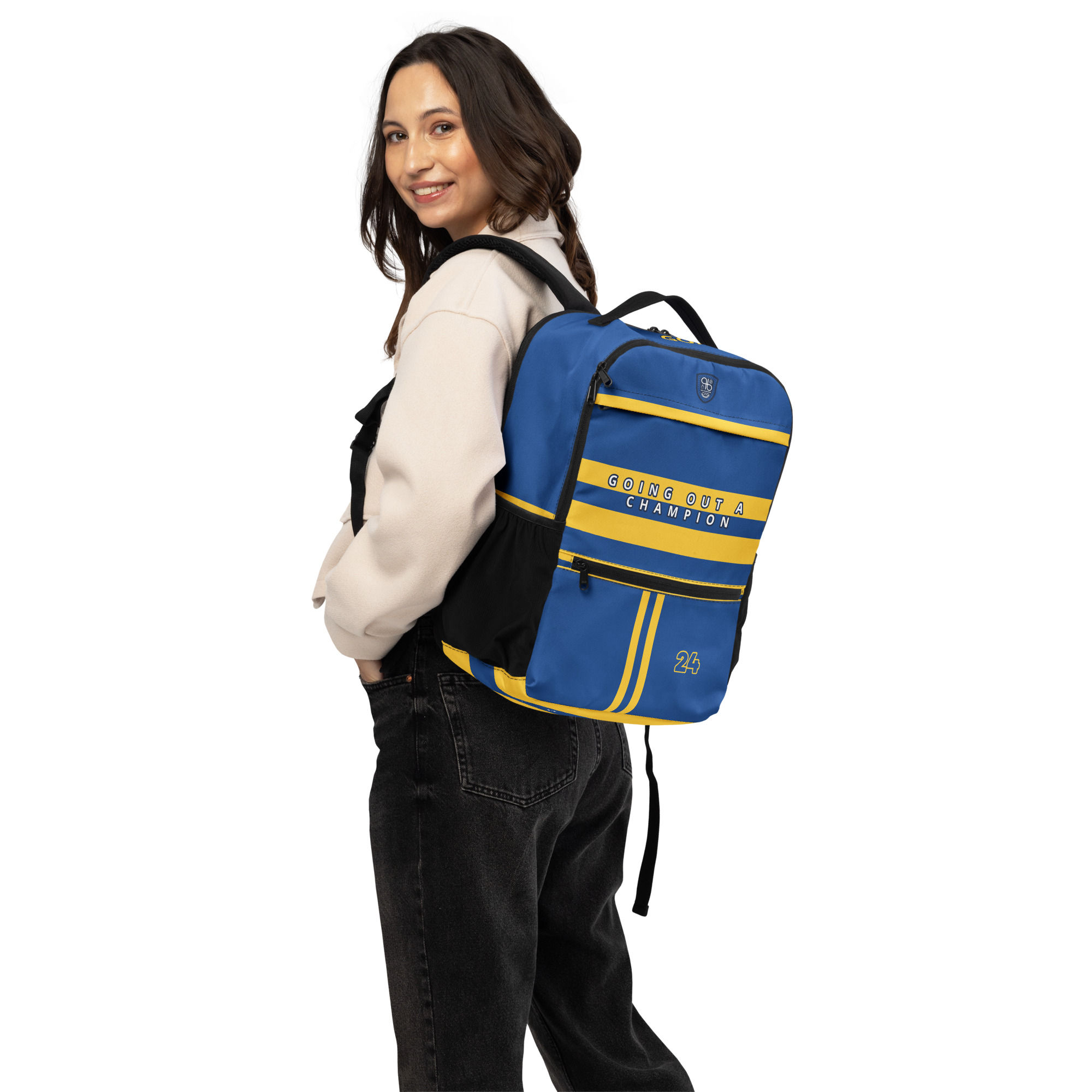 GOAC Utility Backpack - Royal Blue, Yellow & White