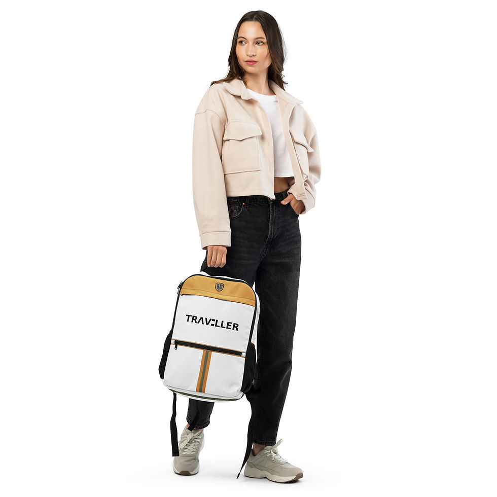 Thumbnail: TRAVELLER TERRAIN Utility backpack - white - bronze
