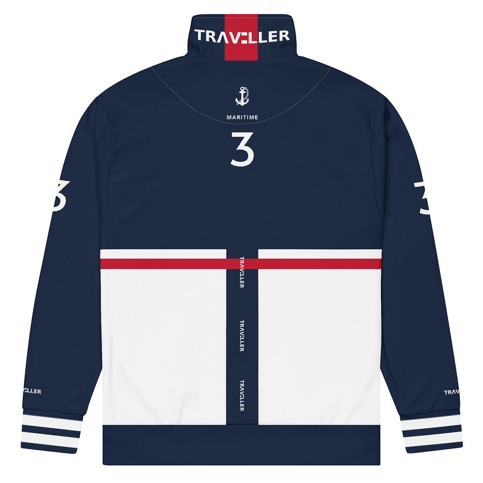 Thumbnail: TRAVELLER Maritime Sport Jacket - Navy - White - Red