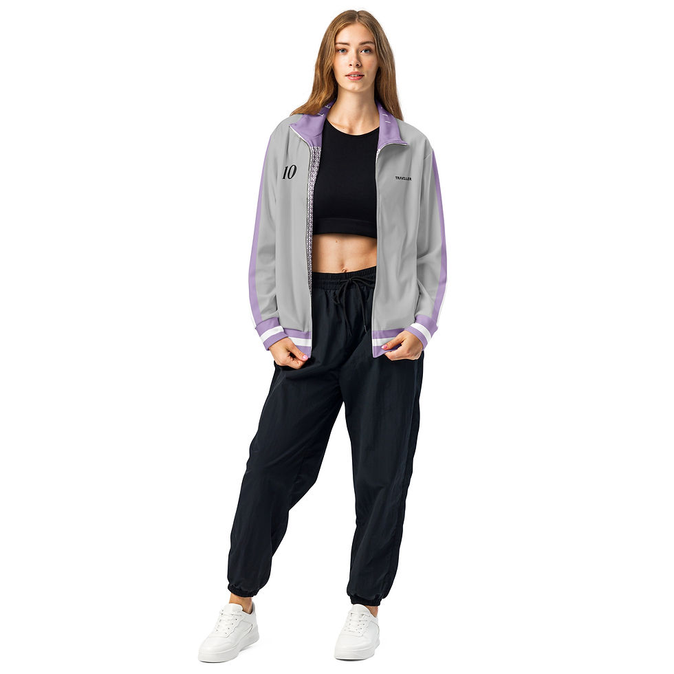Thumbnail: TRAVELLER LEAN II Track Jacket - Gray Mist - Lavender