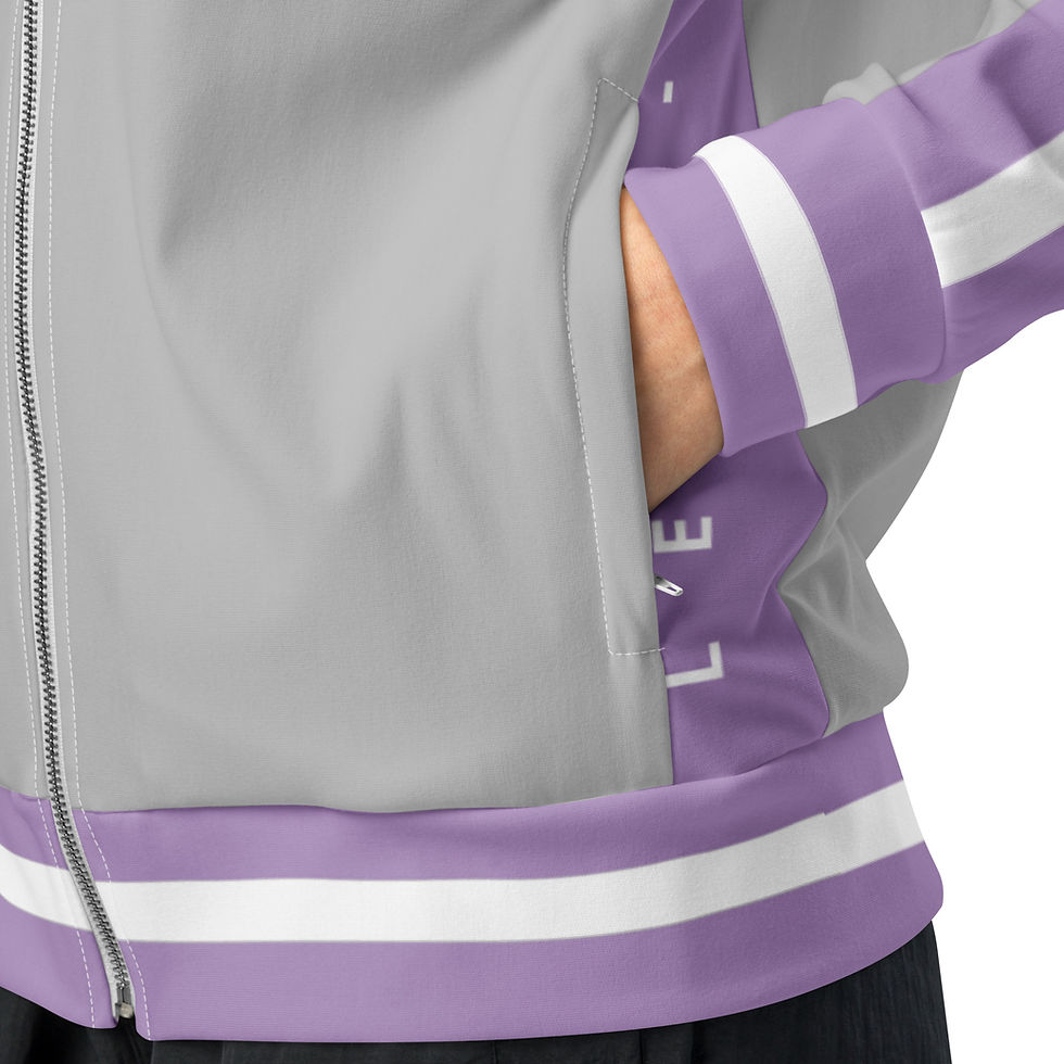 Thumbnail: TRAVELLER LEAN II Track Jacket - Gray Mist - Lavender