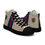 Thumbnail: Men’s high top TRAVELLER canvas sneakers - sand - navy - crimson