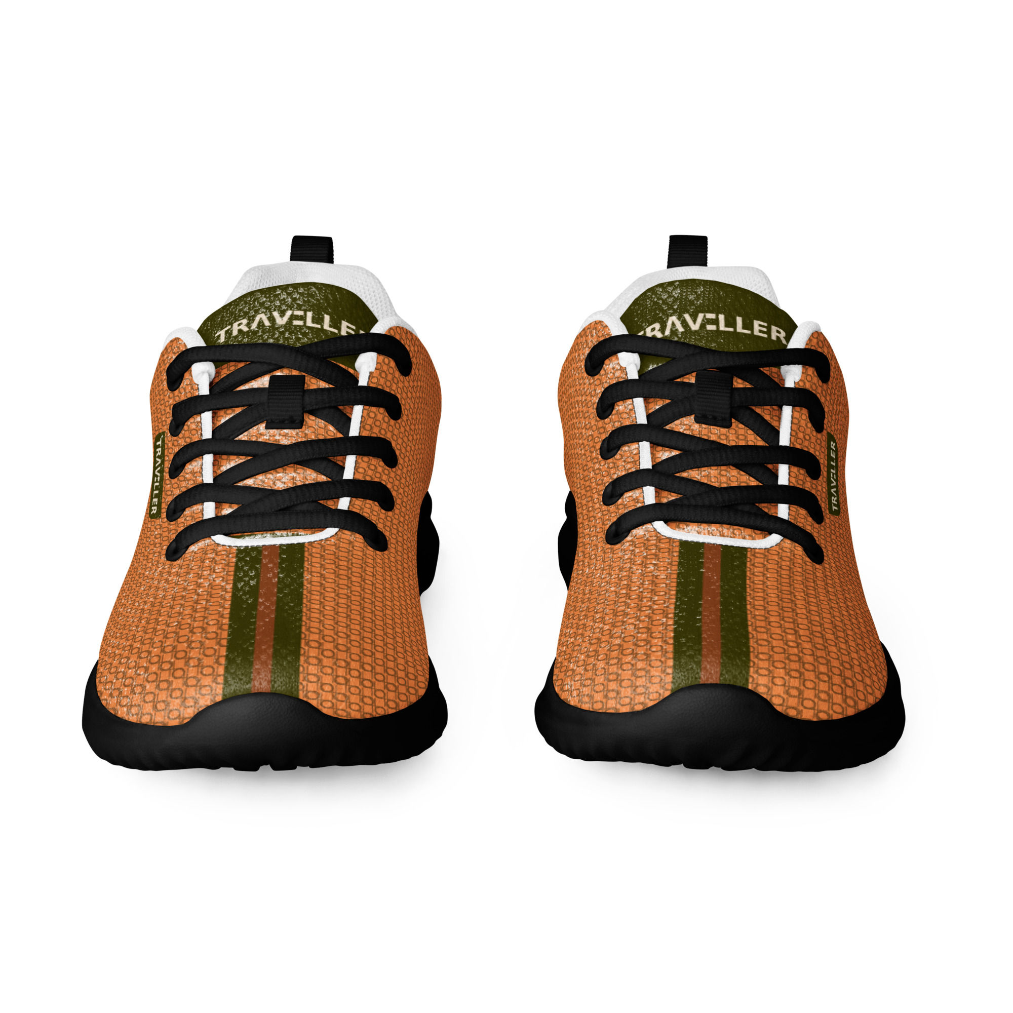 ***TRAVELLER London Houndstooth Luxe - Saddle Brown - Deep Olive