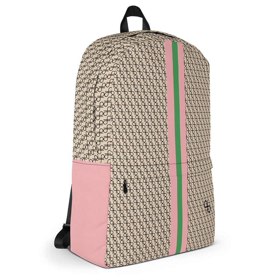 Thumbnail: gb Traveller Royale Backpack - sand - pink - green 