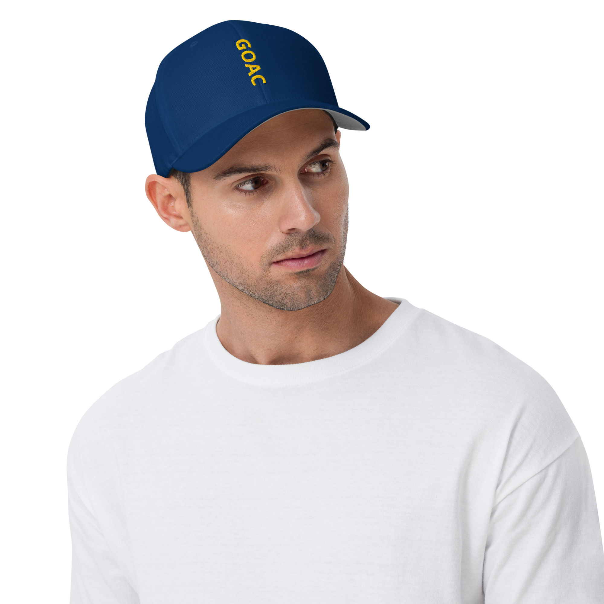 GOAC Structured Twill Cap - Royal & Yellow
