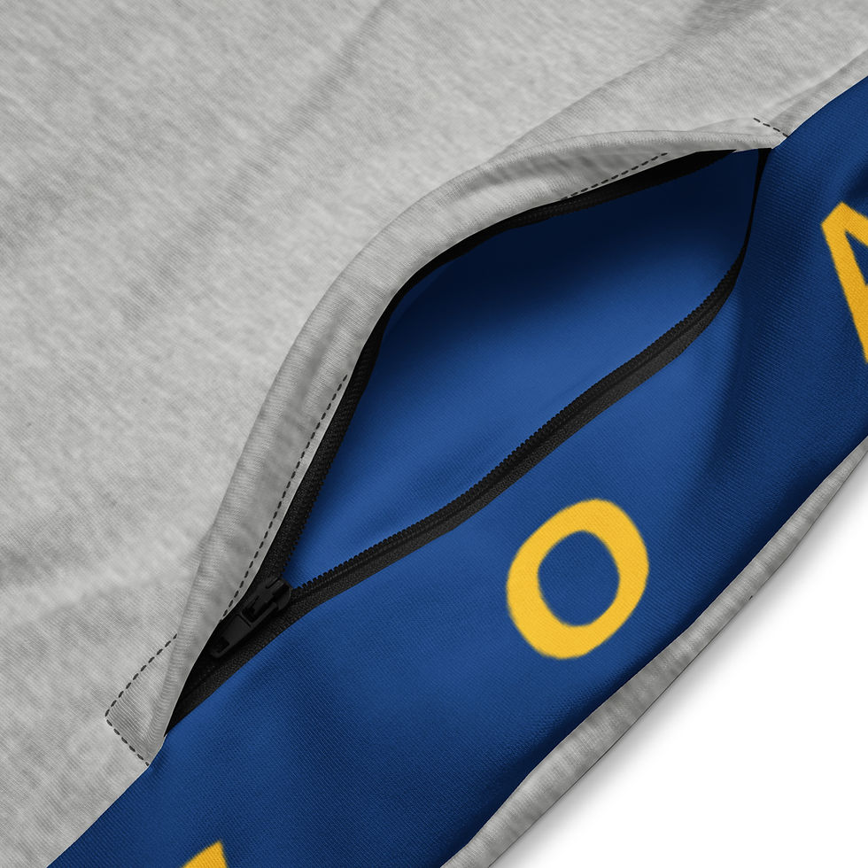 Thumbnail: GOAC Sport Jacket - Heather Gray, Royal Blue & Yellow