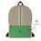 Thumbnail: gb Traveller Royale Backpack - sand - pink - green 