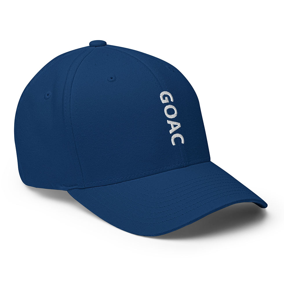 Thumbnail: GOAC Structured Twill Cap - Royal Blue & White