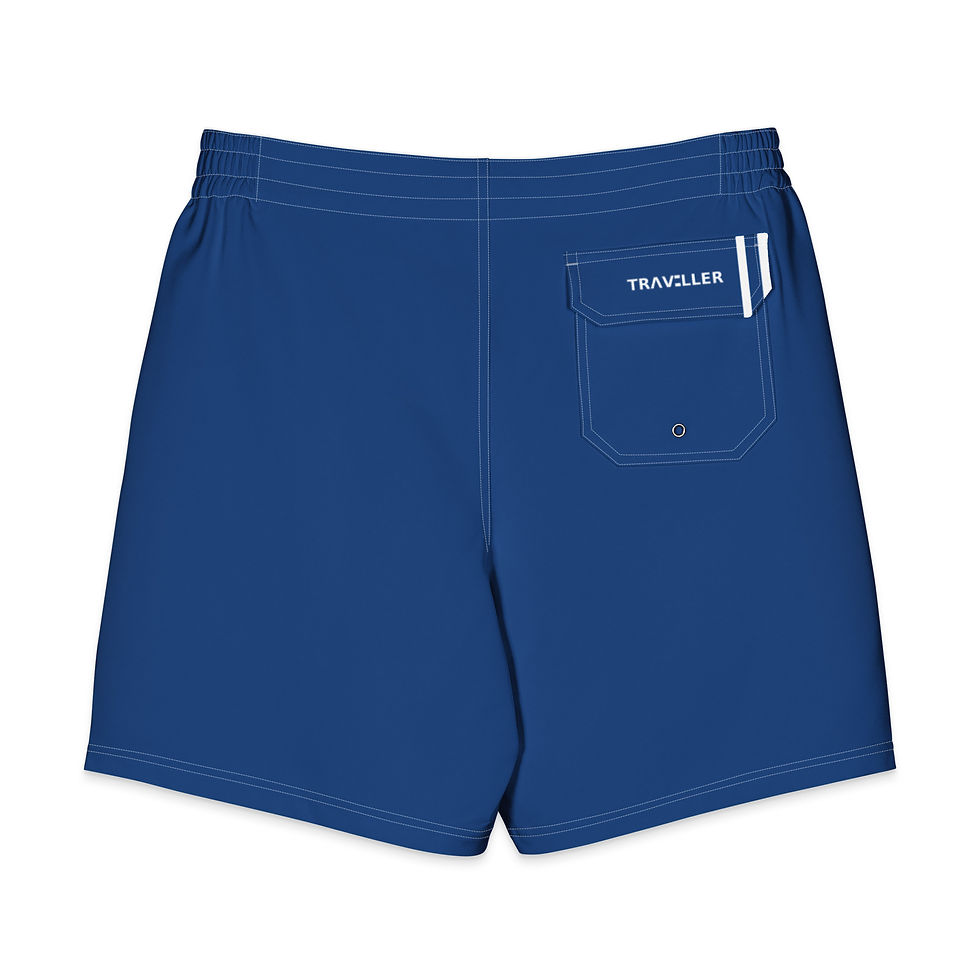 Thumbnail: TRAVELLER Swim Club Board Shorts - Royal Blue