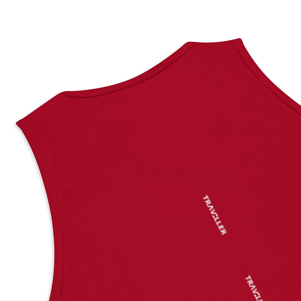 Thumbnail: TRAVELLER Swim Club Premium Tank - Crimson - Navy - White