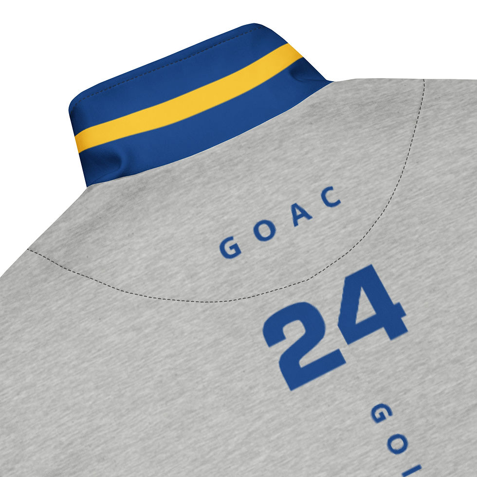 Thumbnail: GOAC Sport Jacket - Heather Gray, Royal Blue & Yellow