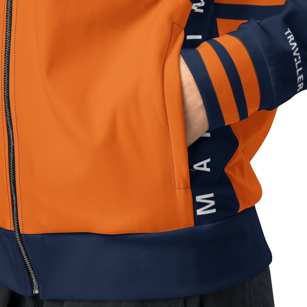 Thumbnail: TRAVELLER Maritime Sport Jacket - Navy - Orange