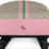 Thumbnail: Women’s high top TRAVELLER canvas sneakers - sand - pink - green