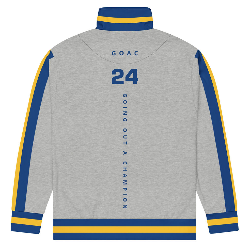 Thumbnail: GOAC Sport Jacket - Heather Gray, Royal Blue & Yellow