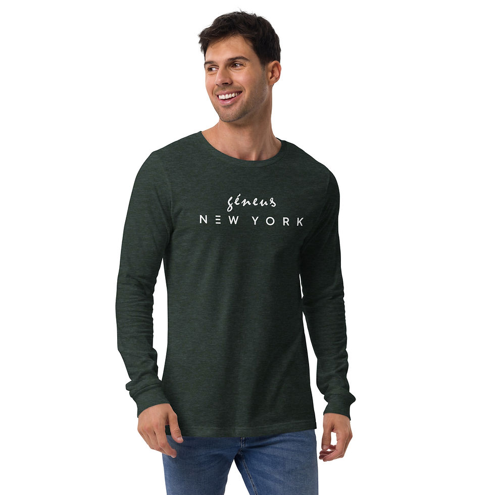 Thumbnail: geneus NEW YORK Long Sleeve Crew
