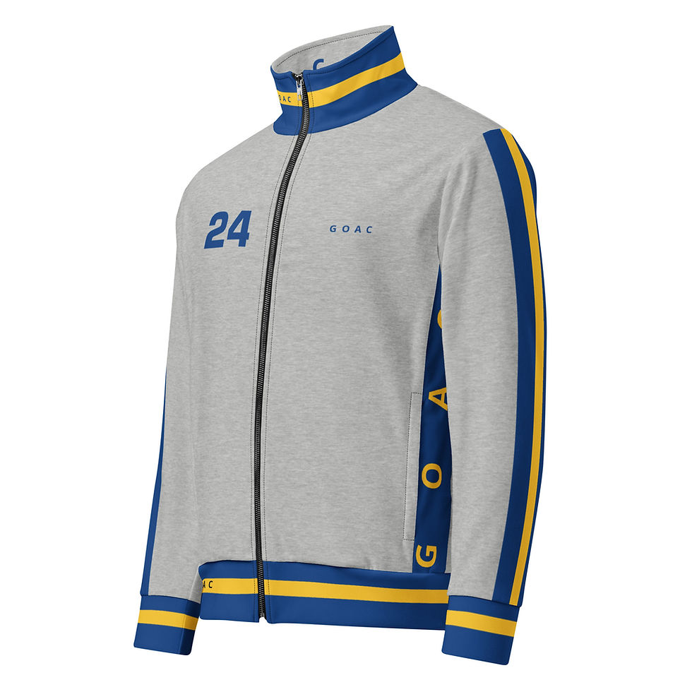 Thumbnail: GOAC Sport Jacket - Heather Gray, Royal Blue & Yellow