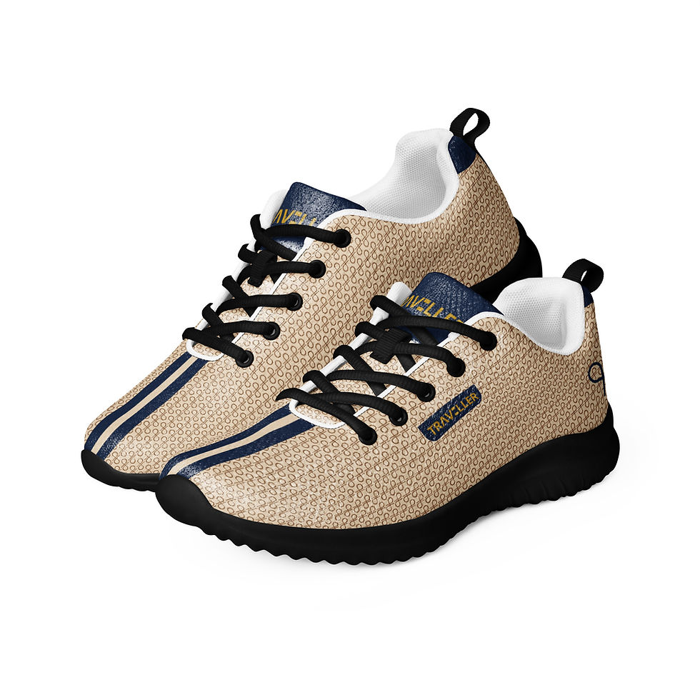 Thumbnail: ***TRAVELLER London Houndstooth Fairway - Champaign - Navy***