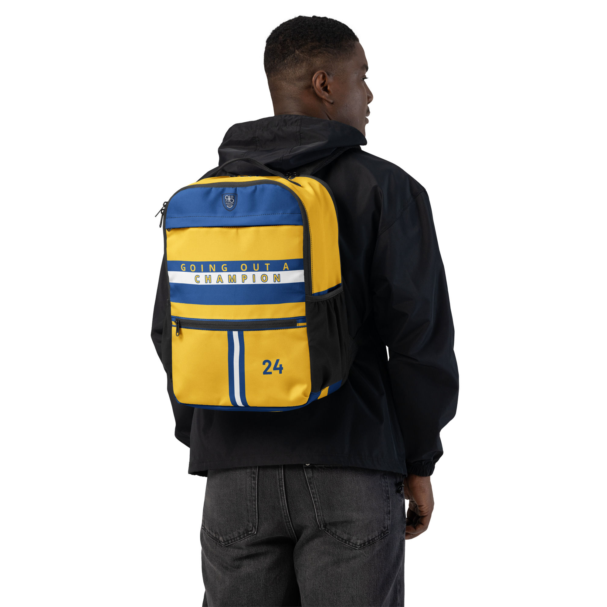 GOAC Utility Backpack - Yellow, Royal Blue & White