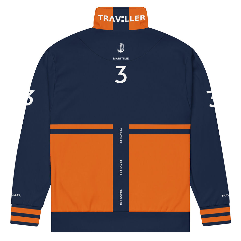 Thumbnail: TRAVELLER Maritime Sport Jacket - Navy - Orange