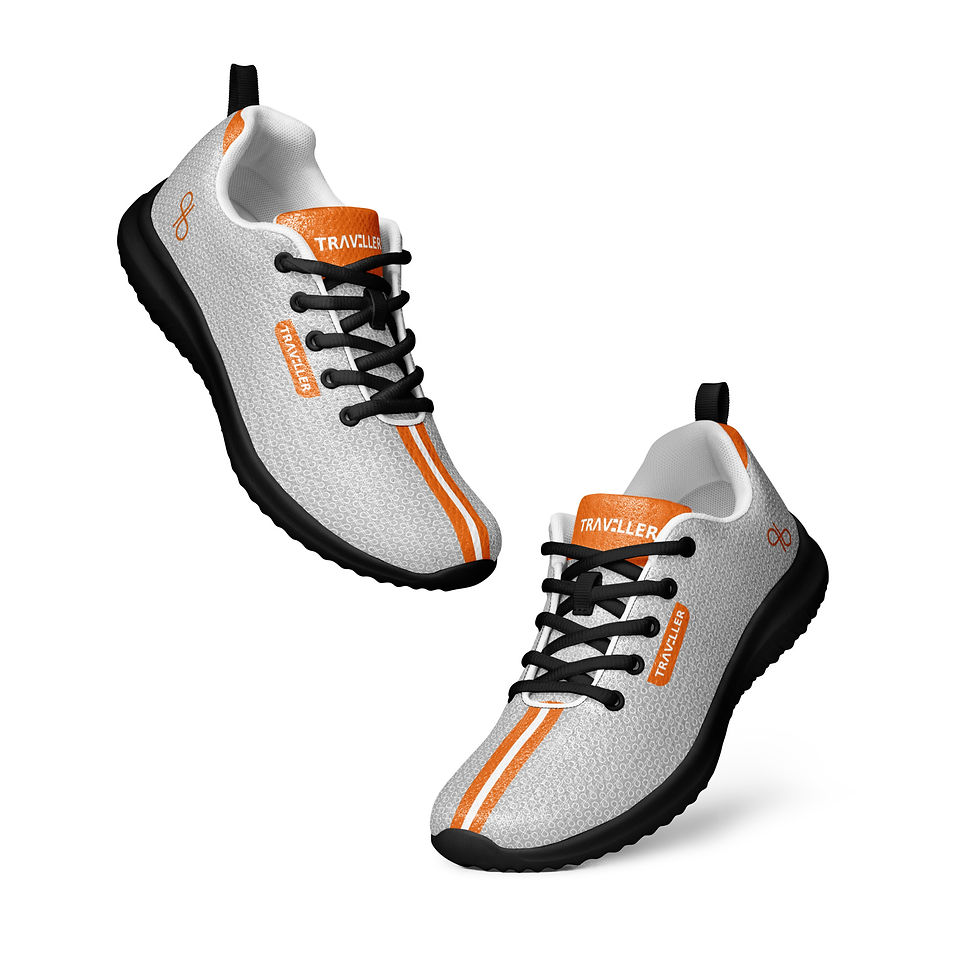 Thumbnail: TRAVELLER LEAN II - Gray Mist - Orange Mango