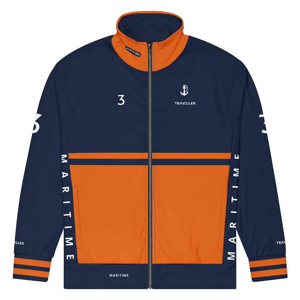 Thumbnail: TRAVELLER Maritime Sport Jacket - Navy - Orange