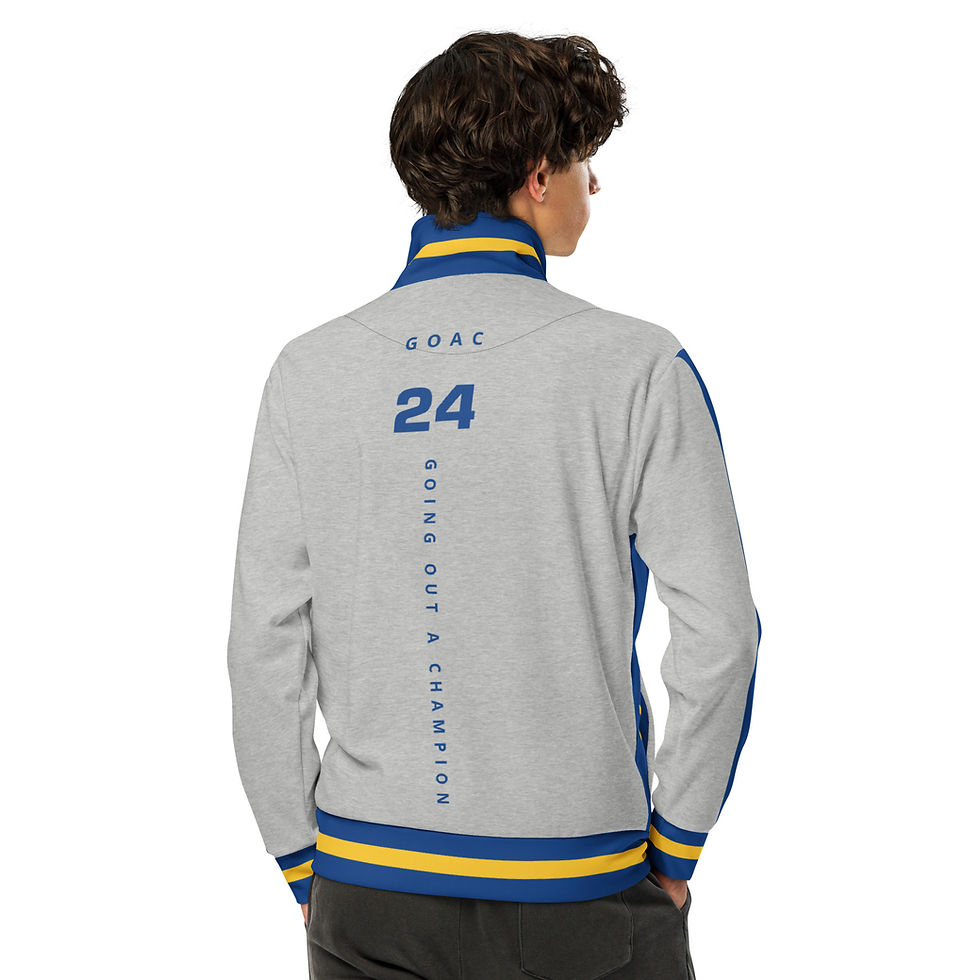 Thumbnail: GOAC Sport Jacket - Heather Gray, Royal Blue & Yellow