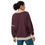 Thumbnail: gb Knitted Cardigan - burgundy - sand